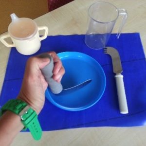 Taller de Cocina como herramienta terapéutica el 24 de diciembre en la Clínica San Vicente. departamento de terapia ocupacional.